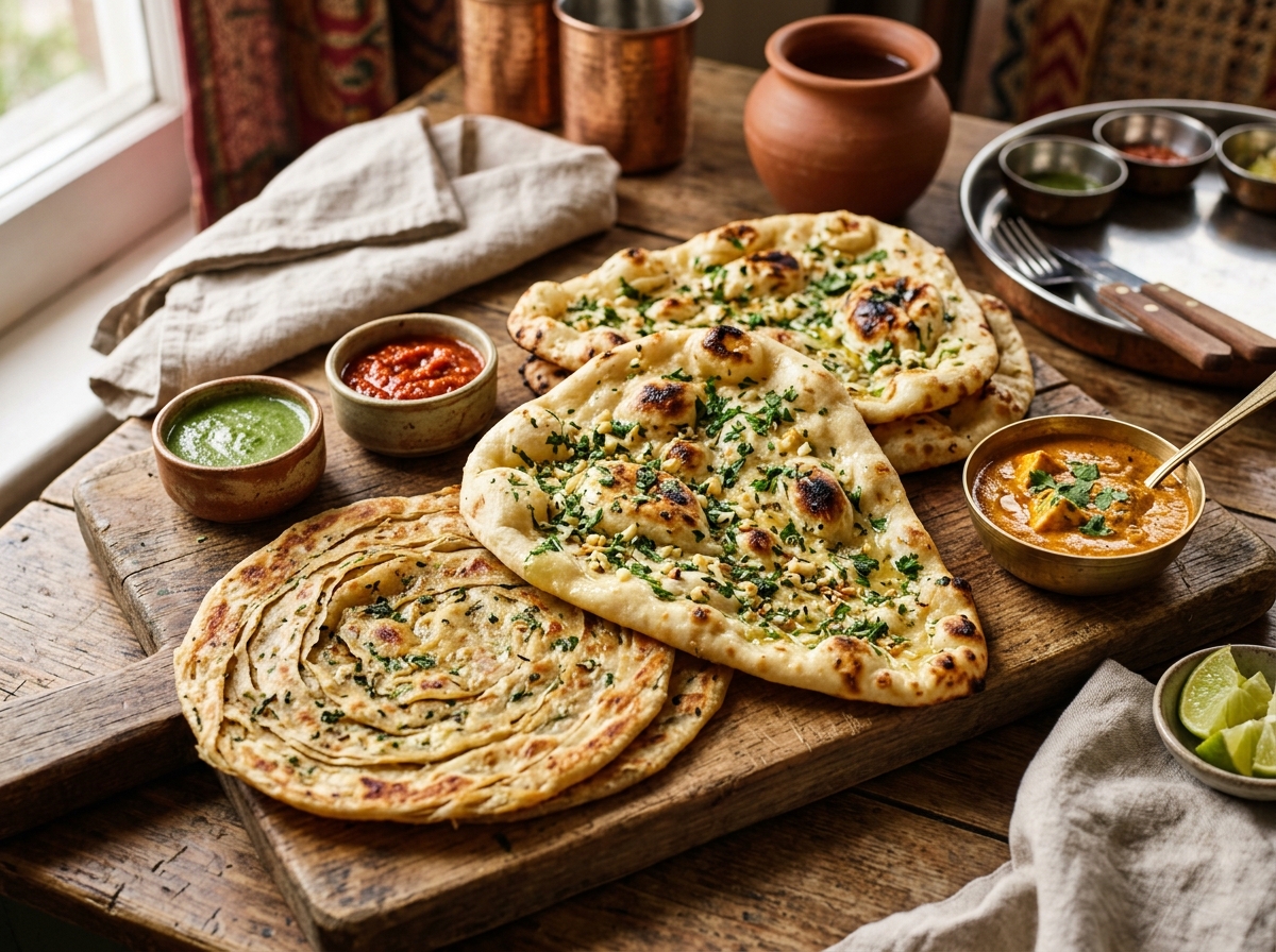Layered Laccha Parathas