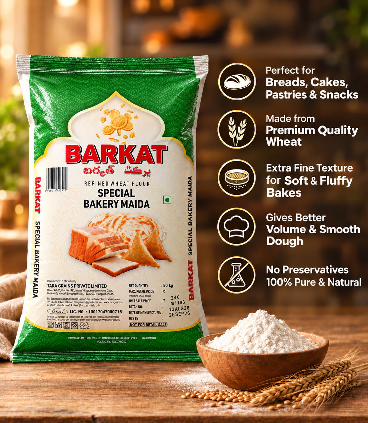 BARKAT Special Bakery Maida preview