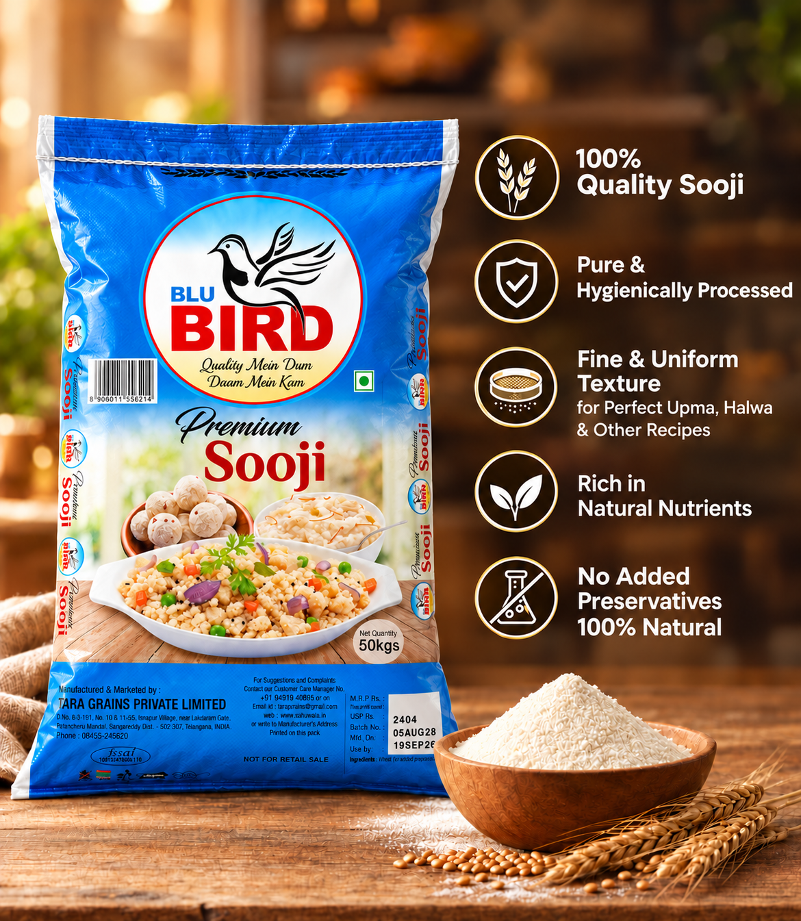 BLU BIRD Premium Sooji (Rawa) preview